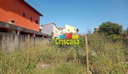 Terreno à venda, 420 m² por R$ 330.000,00 - Jardim Bela Vista - Rio das Ostras/RJ