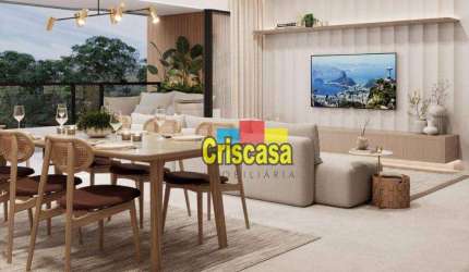Apartamento com 3 dormitórios à venda, 147 m² por R$ 680.000,00 - Costazul - Rio das Ostras/RJ