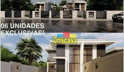 Casa com 3 dormitórios à venda, 95 m² por R$ 600.000,00 - Costazul - Rio das Ostras/RJ