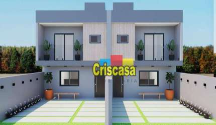 Casa com 2 dormitório à venda, 91 m² por R$ 380.000 - Atlântico Norte - Macaé/RJ