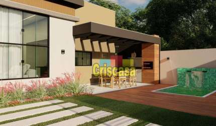 Casa com 3 dormitórios à venda, 140 m² por R$ 690.000,00 - Vale das Palmeiras - Macaé/RJ