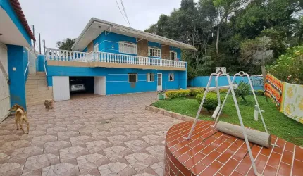 Casa 2 Pavimentos Santa Cândida Curitiba Independente Face Norte 6 quartos 4 banheiros