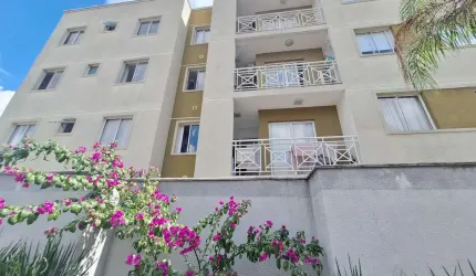 Apartamento em São José dos Pinhais, bairro Pedro Moro, com 2 quartos sala com sacada e churrasqueira, vaga coberta