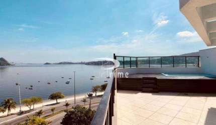 Cobertura com 4 dormitórios, 239 m² - venda por R$ 2.500.000,00 ou aluguel por R$ 18.258,00/mês - Charitas - Niterói/RJ