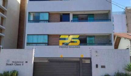 Apartamento com 1 dormitório para alugar, 50 m² por R$ 2.450/mês - Intermares - João Pessoa/PB