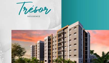 TRÉSOR Residence - Lançamento 2 a 3 quartos com suíte em Campinas.