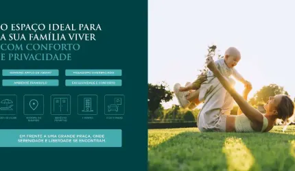 TRÉSOR Residence - Lançamento 2 a 3 quartos com suíte em Campinas.