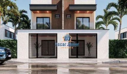Lançamento! Casa Duplex com 3 Quartos, 100 m² por R$ 460.000 - Parque Dois Irmãos - Fortaleza/CE