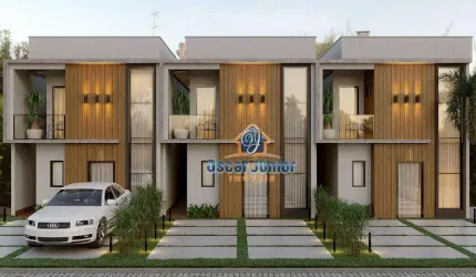 OS LANÇAMENTOS NO EUSÉBIO NÃO PARAM! Casas Duplex com 2 e 3 Suítes, 101 m² por R$ 538.000 - Eusébio - Eusébio/CE