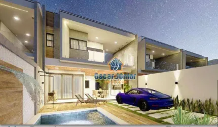 Casa Duplex com 4 Suítes com Piscina, 175 m² A PARTIR DE R$ 660.000 - São Bento - Fortaleza/CE