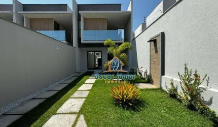 Casa com 4 Quartos (Sendo 3 Suítes) + Wc Social à venda, 158 m² por R$ 649.000 - Sapiranga - Fortaleza/CE