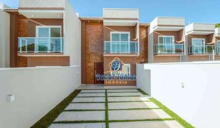 Casa Duplex com 3 Suítes à venda, Fino Acabamento,   110 m² por R$ 499.900 - Timbu - Eusébio/CE