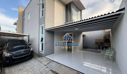 Casa Dúplex com 3 Suítes (Sendo 1 Reversível) à venda, 100 m² por R$ 375.000,00 - Guaribas - Eusébio/CE