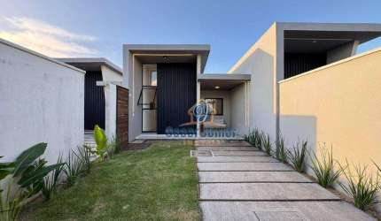 Luxuosa Casa Plana com 3 Quartos (2 Suítes) à venda, 90 m² por R$ 359.900 - Encantada - Eusébio/CE
