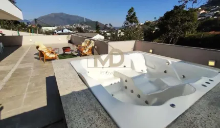 Casa para Venda em Teresópolis, Panorama, 3 dormitórios, 3 suítes, 5 banheiros, 2 vagas