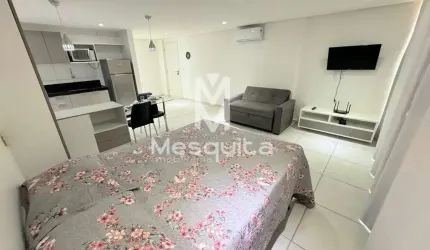Apartamento para Locação em Cabedelo, Ponta de Campina, 1 dormitório, 1 suíte, 1 banheiro
