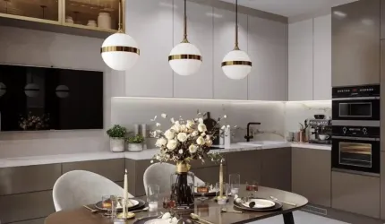 Apartamento de Um dormitório todo mobiliado
