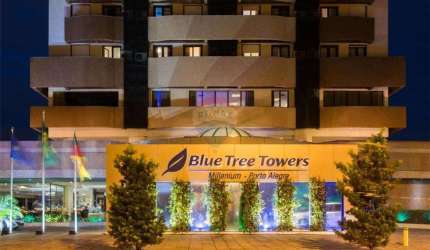 Flat com Serviços Exclusivos no Blue Tree Towers Millenium Porto Alegre Hotel!