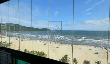 APARTAMENTO FRENTE AO MAR COM 3 QUARTOS NO BOQUEIRAO PRAIA GRANDE
