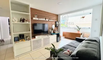Apartamento com 2 quartos,3 banheiros e 1 vaga.
