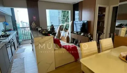 Apartamento climatizado a venda totalmente mobiliado com 2 dorms em Alphaville