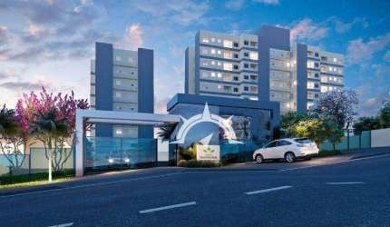 PORTO NOBRE vende apartamento 2 dormitórios, sendo 1 suíte, com varanda e churrasqueira
