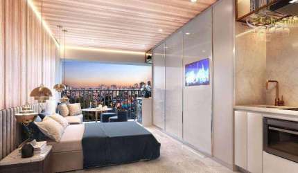 Studio com 1 dormitório à venda, 25 m² - Vila Dom Pedro I - São Paulo/SP