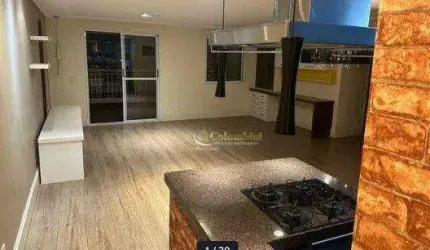 Apartamento com 3 dormitórios à venda, 115 m² por R$ 1.120.000,00 - Vila Valparaíso - Santo André/SP
