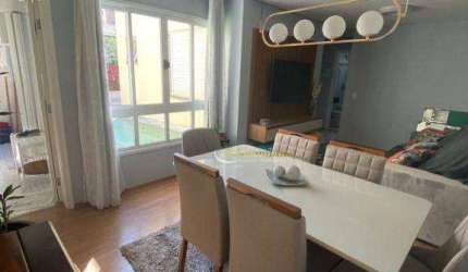 Apartamento com 3 dormitórios à venda, 75 m² por R$ 499.000,00 - Vila Valparaíso - Santo André/SP
