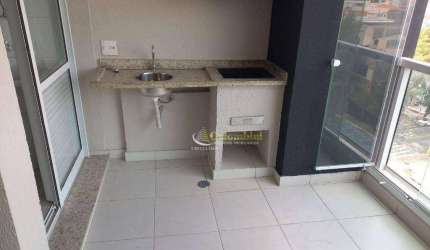 Apartamento com 2 dormitórios para alugar, 75 m² por R$ 4.855,70/mês - Barcelona - São Caetano do Sul/SP