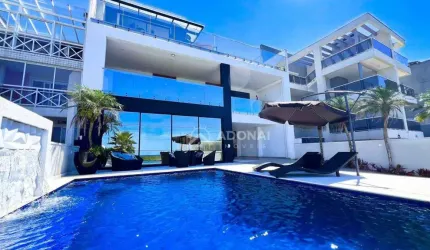 Mansão a beira-mar, com 7 dormitórios à venda, 485 m² por R$ 5.200.000 - Brejatuba - Guaratuba/PR