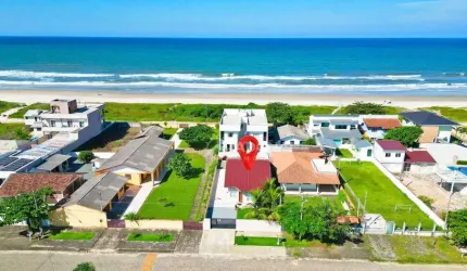 Casa a 1 Quadra do Mar, com 3 dormitórios à venda, 103 m² por R$ 750.000 - Coroados - Guaratuba/PR