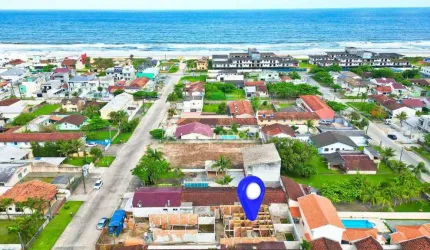 Sobrado com Piscina, 3 dormitórios à venda, 137 m² por R$ 830.000 - Eliana - Guaratuba/PR