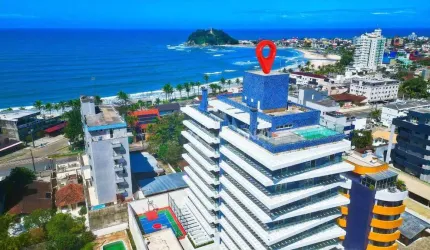 Apartamento com Spa Privativo, no Ed. The Ocean, com 3 Suítes, à venda por R$ 2.700.000 - Centro - Guaratuba/PR