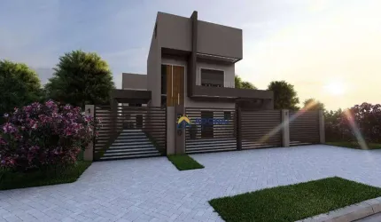Sobrado com 3 dormitórios à venda, 171 m² por R$ 699.000,00 - Coroados - Guaratuba/PR