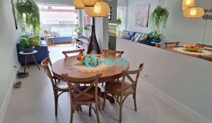 Apartamento com 2 dorms, 1 suíte, 1 vaga, 99m2 no Canto do Forte