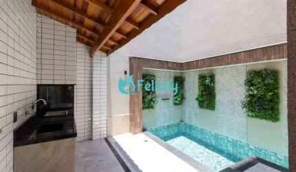 Sobrado NOVO com 3 suítes, 3 vagas, 140m2 na Vila Barreto