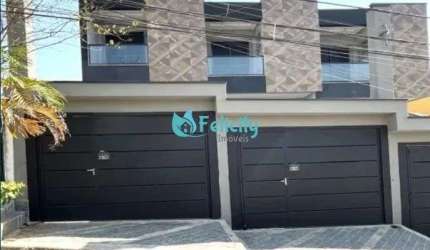 Sobrado NOVO com 3 dorms, 1 suíte,  2 vagas, 110m2 na  Vila Catupia