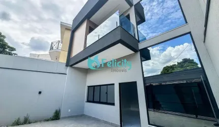 Sobrado NOVO com 3 suítes, 3 vagas, 159m2 no Pq. São Domingos