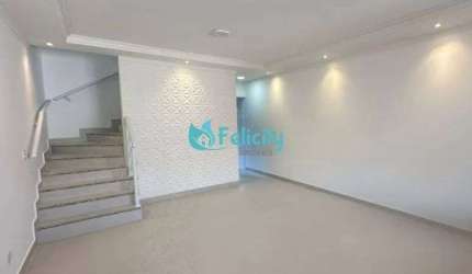 Sobrado NOVO com 3 dorms, 1 suíte, 2 vagas na Vila Zulmira