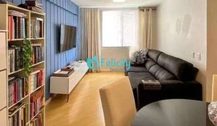 Apartamento com 2 dorms, 1 vaga, 50m2 no Jardim Íris