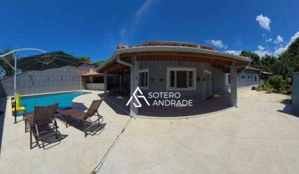 Maravilhosa casa com 280m² de área construída dentro do Mar Verde na praia da Mocóca