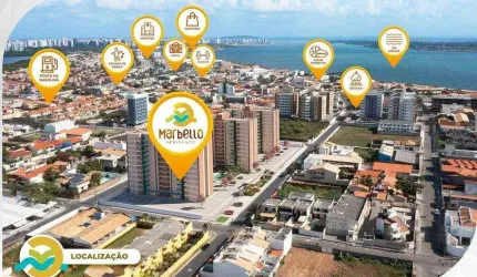 Apartamento à venda no MARBELLO RESIDENCE, COROA DO MEIO, Aracaju, SE