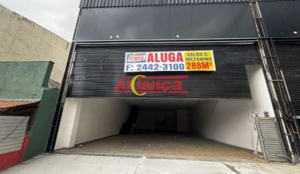 Salão + mezanino para alugar, 288m² de área total construída - centro - Guarulhos/SP