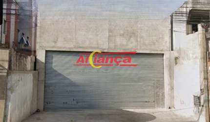 Salão para alugar, 250m² - porta automatizada - Cidade Serôdio - Guarulhos/SP