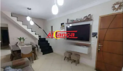 sobrado para alugar, 3 quartos, 1 suíte e 2 vagas 199 m², Parque continental II - Guarulhos R$ 4.500