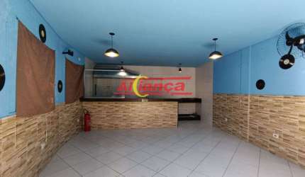 Salão para alugar com 60 m², Jd Santa Francisca- Guarulhos por R$ 1.500,00