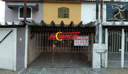 Sobrado para alugar, 2 quartos e 2 vagas cobertas, 72,10 m², Picanço - Guarulhos por R$ 2.500,00