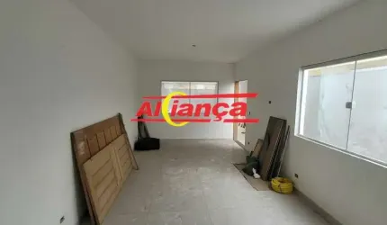 SOBRADO COM 03 QUARTOS PARA ALUGAR, 04 VAGAS,  150M², VILA GALVÃO - GUARULHOS/SP POR R$ 6.000,00