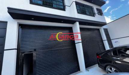 Salão novo  para alugar, 105m²  - bairro -Jardim Bom Clima  - Guarulhos/SP - por R$ 4.700,00